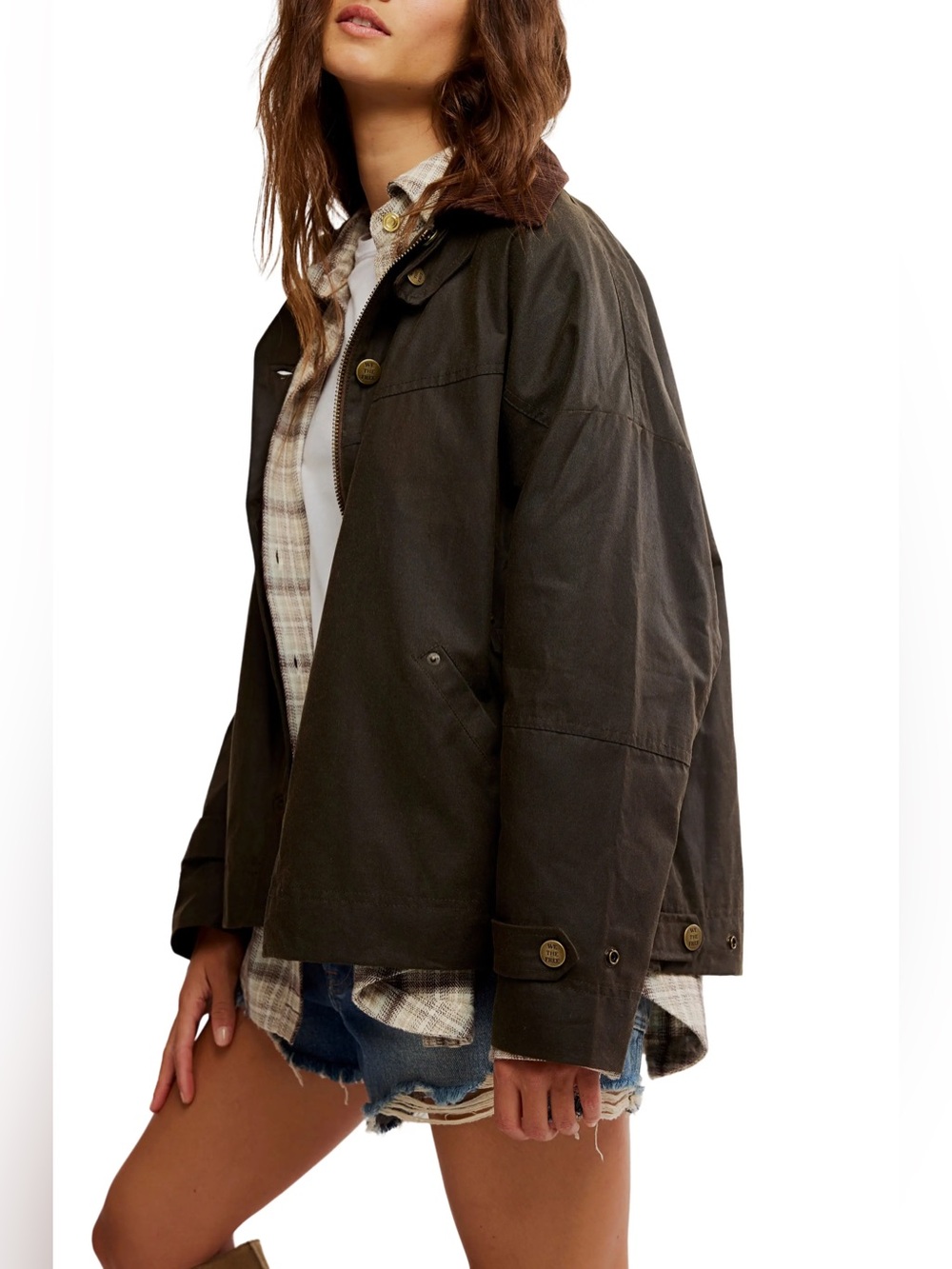 Free People Cori Waxed Cotton Jacket - Picture 10 of 11